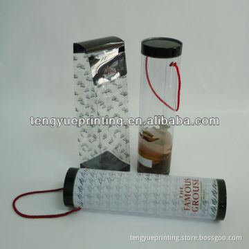 Plastic gift box for wine